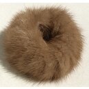 Nerz Haargummi Armband Scrunchie Manschette Mink Frisur...