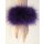 Pelz Haargummi Blaufuchs Armband Scrunchie Lila Purple