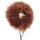 Pelz Schal Tibetlamm Boa Loop Kragen Fell Lammfell Bicolor Cognac Braun Kupfer