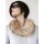 Pelz Schal Fuchs Boa Loop Kragen Kette Fell Natur Beige Bionda