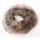 Pelz Schal Fuchs Boa Loop Kragen Fell Natur Beige Grau