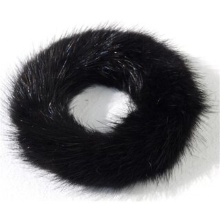 Pelz Armreif Nerz Pelz Schmuck Mink Schwarz