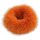 Nerz Haargummi Pelz Scrunchie Armband Fell Haar Schmuck Zopf Orange