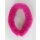 Nerz Schal Pelz Kette Collier Fell Kragen Boa Loop Schmuck Mink Neon Pink