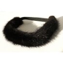 Nerz Haarband Pelz Stirnband Halsband Fell Kette Mink...